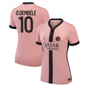 Billiga Paris Saint-Germain Ousmane Dembele #10 Tredjeställ Dam 2024-25 Kortärmad